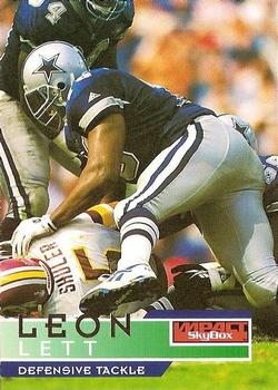 Leon Lett Dallas Cowboys 1995 SkyBox Impact NFL #40